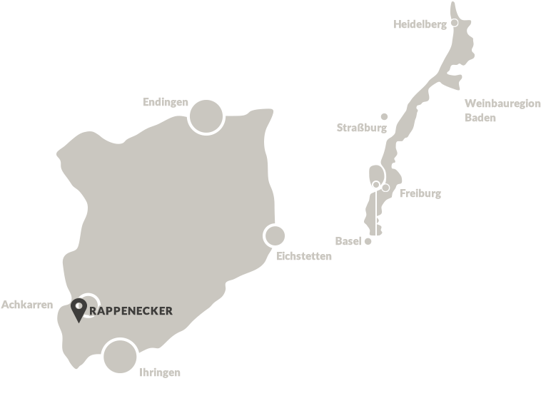 Map of our terroir "WINKLERBERG WINKLEN "Rappenecker"".